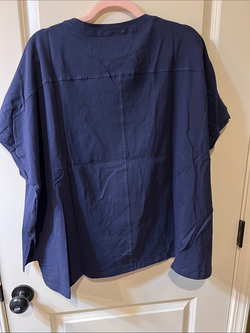 Fantastic Fawn Navy Sequin Baseball Tee Oversized - Picture 5 of 9